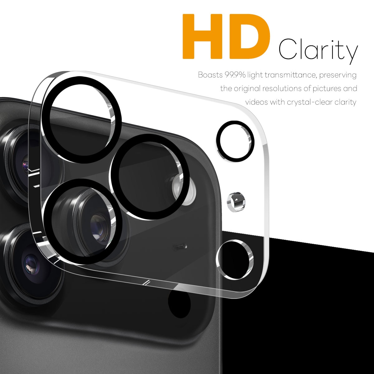 iPhone 17 Pro Camera Protector Gehard Glas (2-pack)