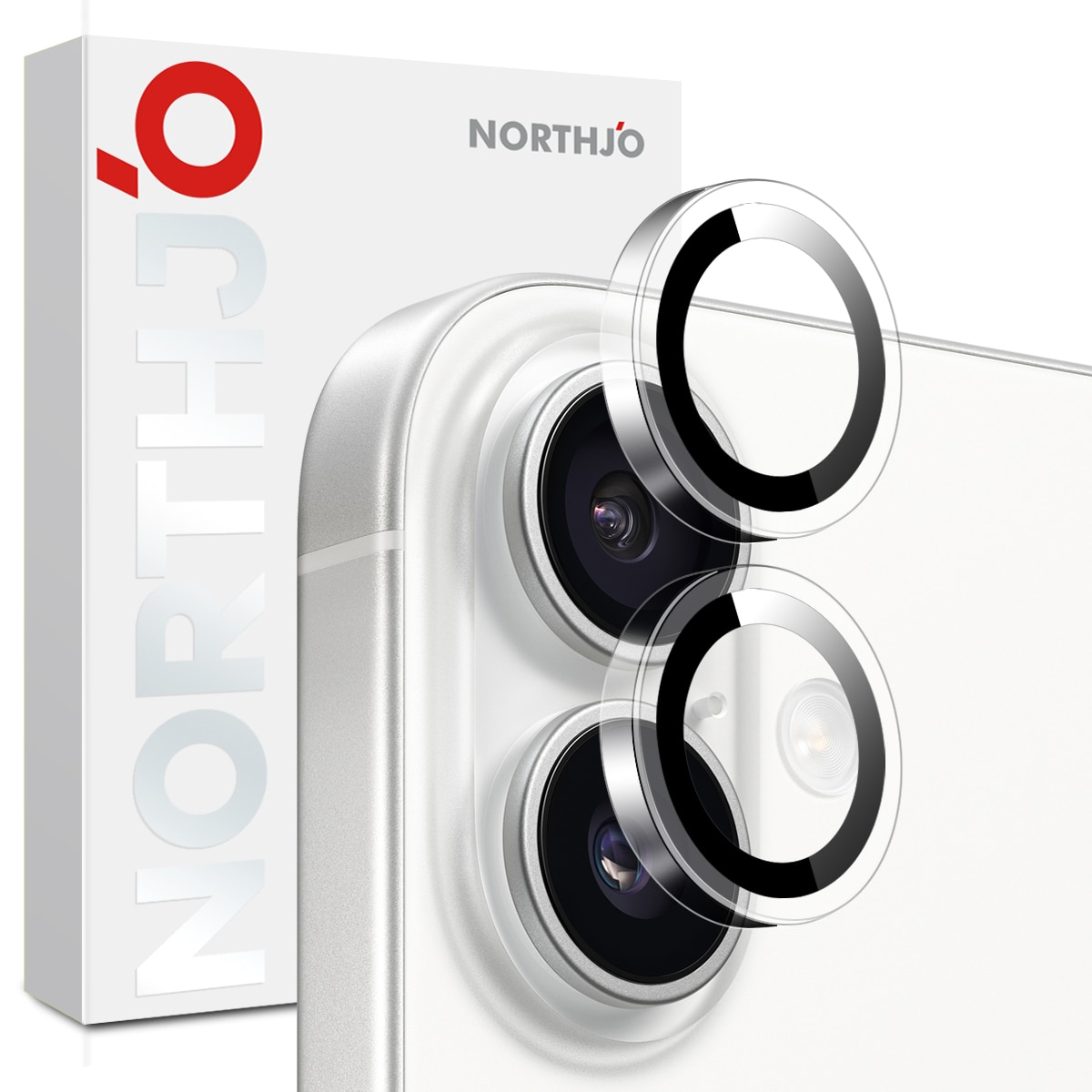 iPhone 17 Camera Protector Gehard Glas Zwart
