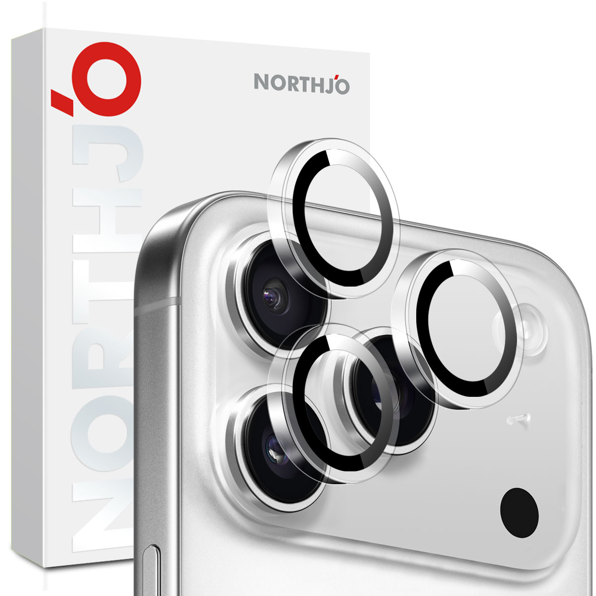 iPhone 17 Pro Camera Protector Gehard Glas Zwart