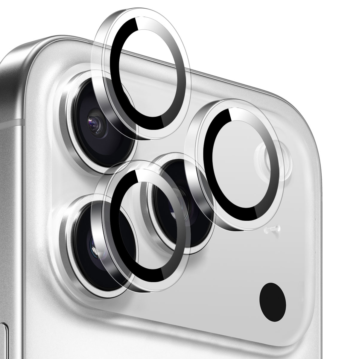 iPhone 17 Pro Camera Protector Gehard Glas Zwart