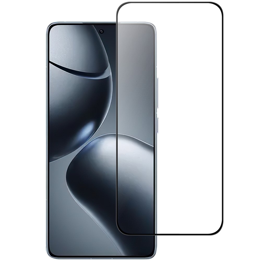 Xiaomi 15T Full-cover Gehard Glas Screenprotector zwart