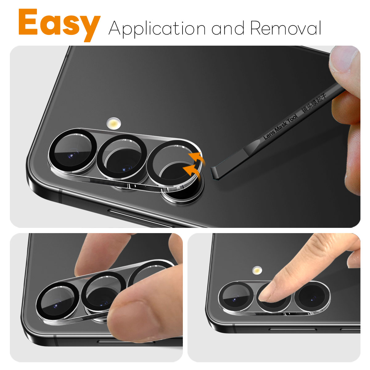 Samsung Galaxy S25 FE Camera Protector Gehard Glas (2-pack)