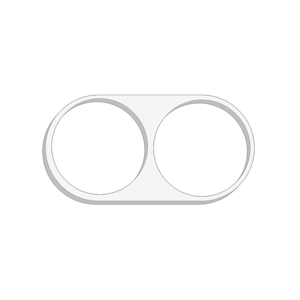 Gehard Glas Camera Protector + Screenprotector Voorkant Samsung Galaxy Z Flip 7 FE