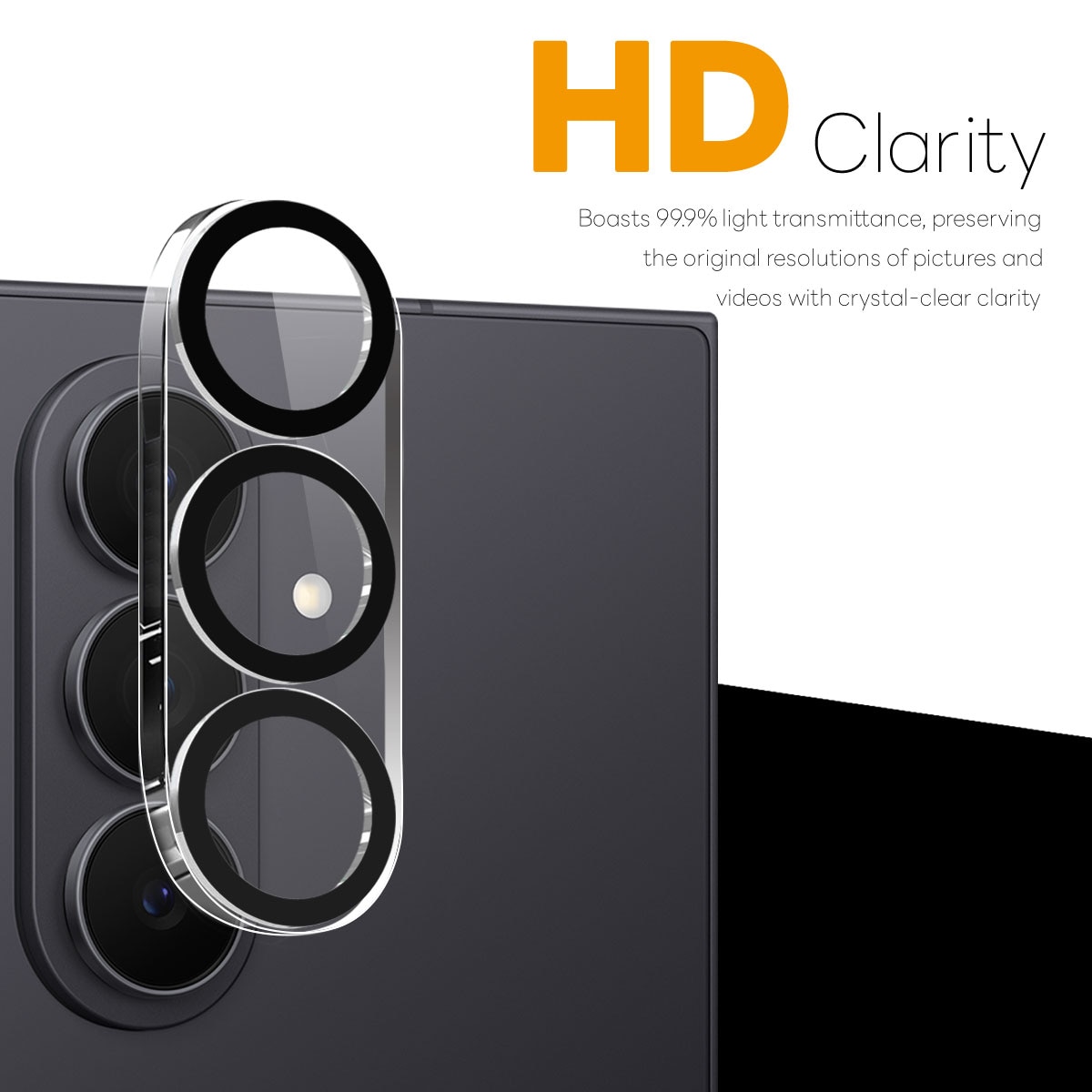 Samsung Galaxy Z Fold 7 Camera Protector Gehard Glas (2-pack)