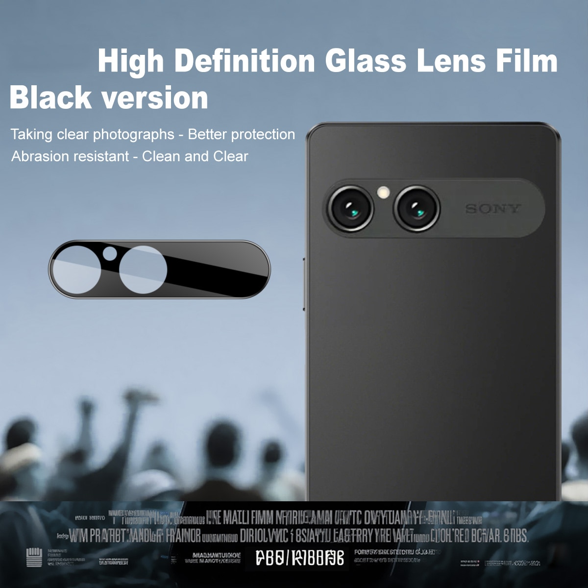 Gehard Glas 0.2mm Camera Protector Sony Xperia 10 VII Zwart
