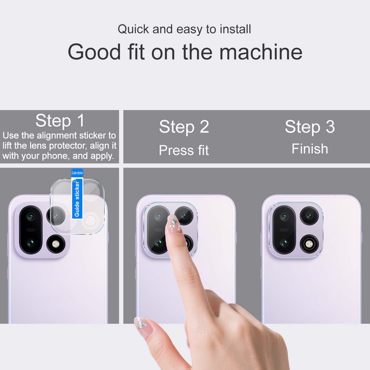 Gehard Glas 0.2mm Camera Protector  OnePlus 15 Transparant