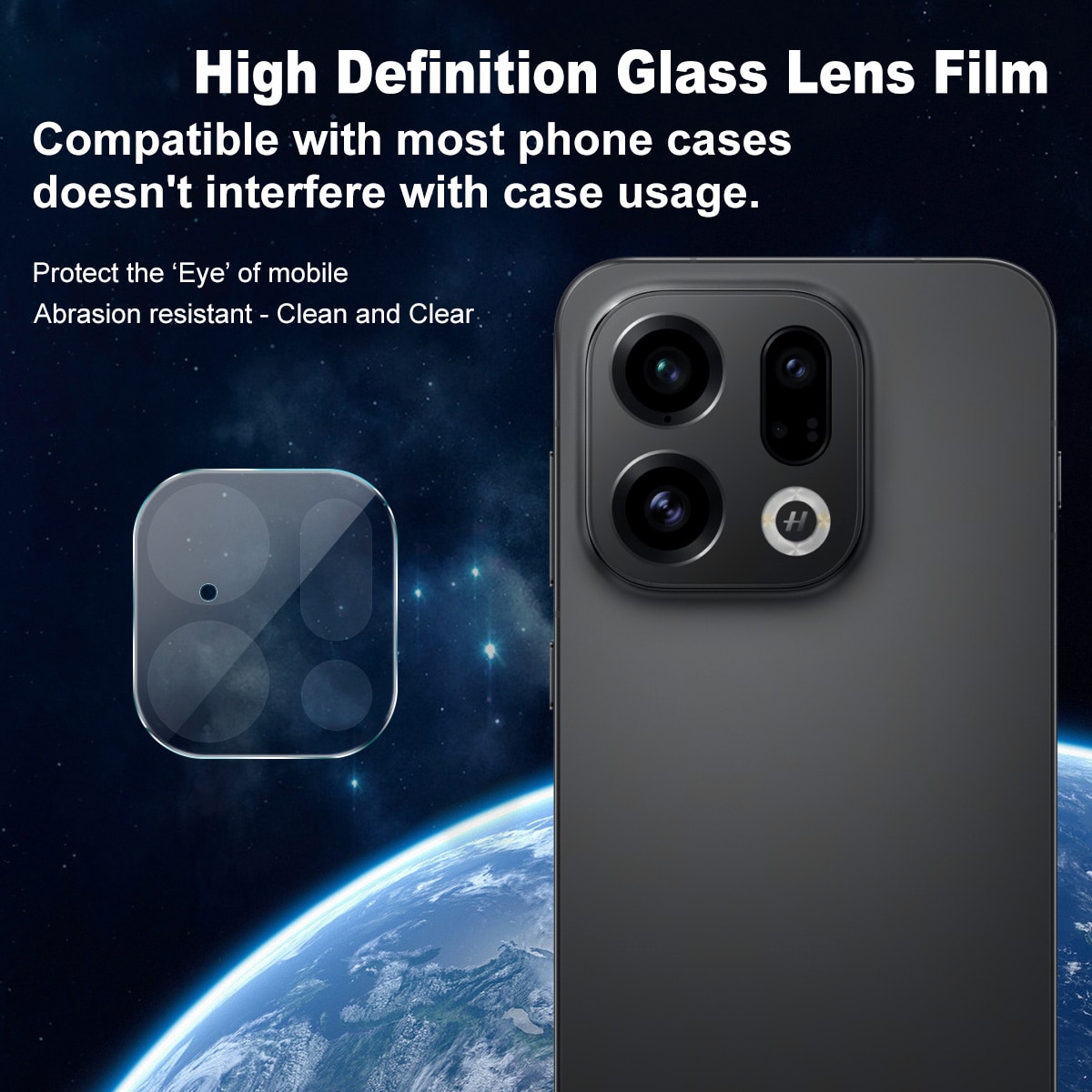 Gehard Glas 0.2mm Camera Protector Oppo Find X9 Transparant