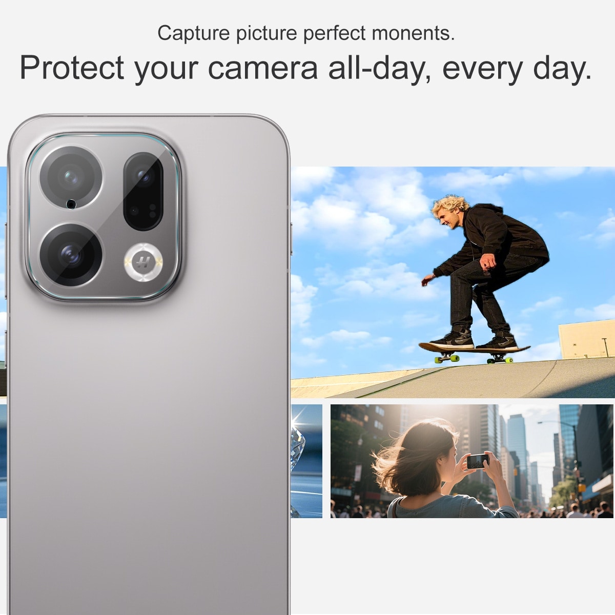 Gehard Glas 0.2mm Camera Protector Oppo Find X9 Transparant