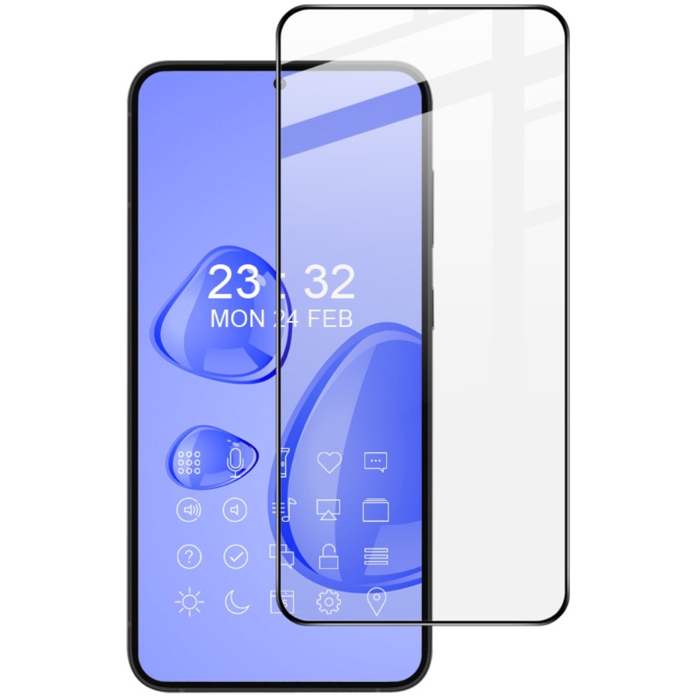 Samsung Galaxy S23 Plus Full-cover Gehard Glas Screenprotector Zwart