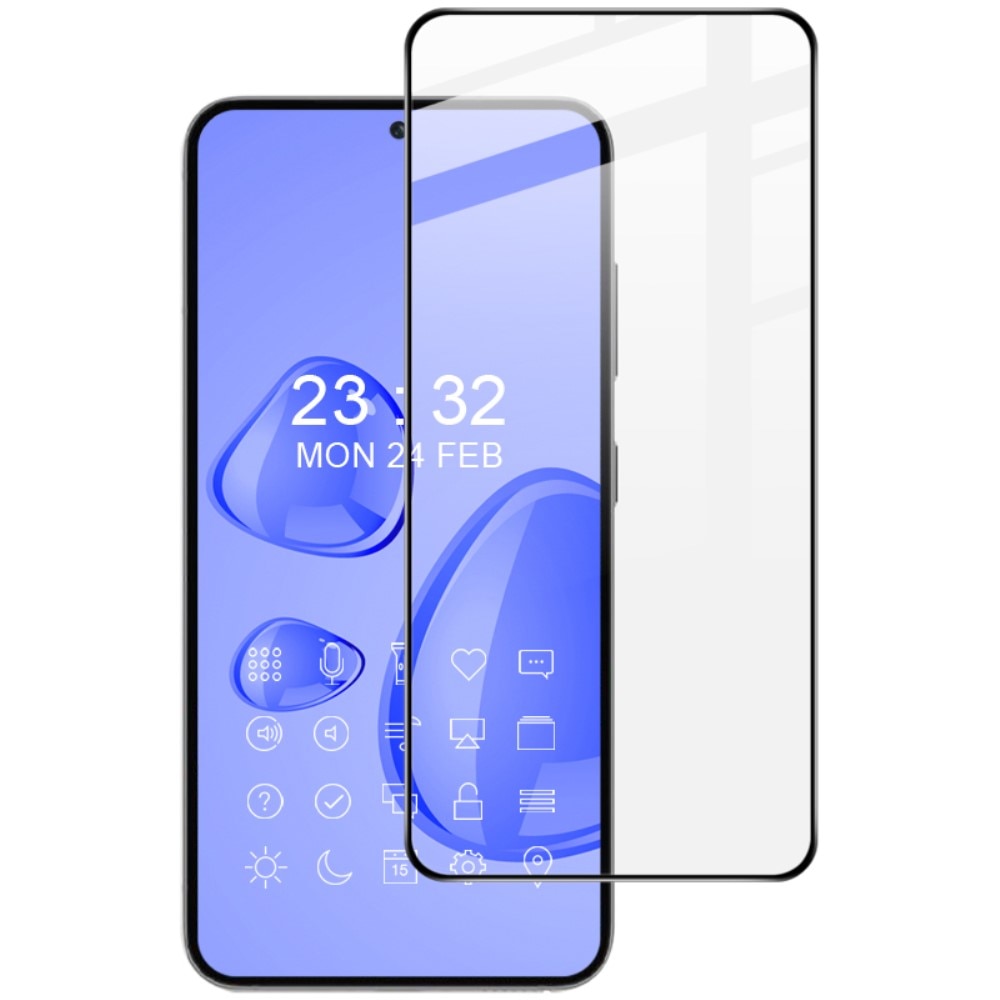 Samsung Galaxy S23 Full-cover Gehard Glas Screenprotector Zwart