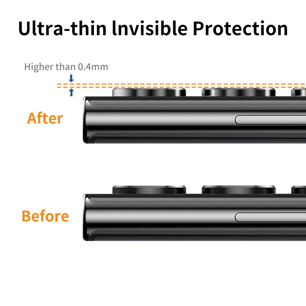 Gehard Glas Camera Protector Aluminium Samsung Galaxy S23 Ultra zwart