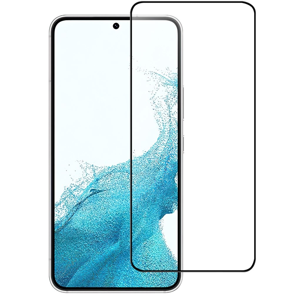 Samsung Galaxy S23 Full-cover Gehard Glas Screenprotector zwart
