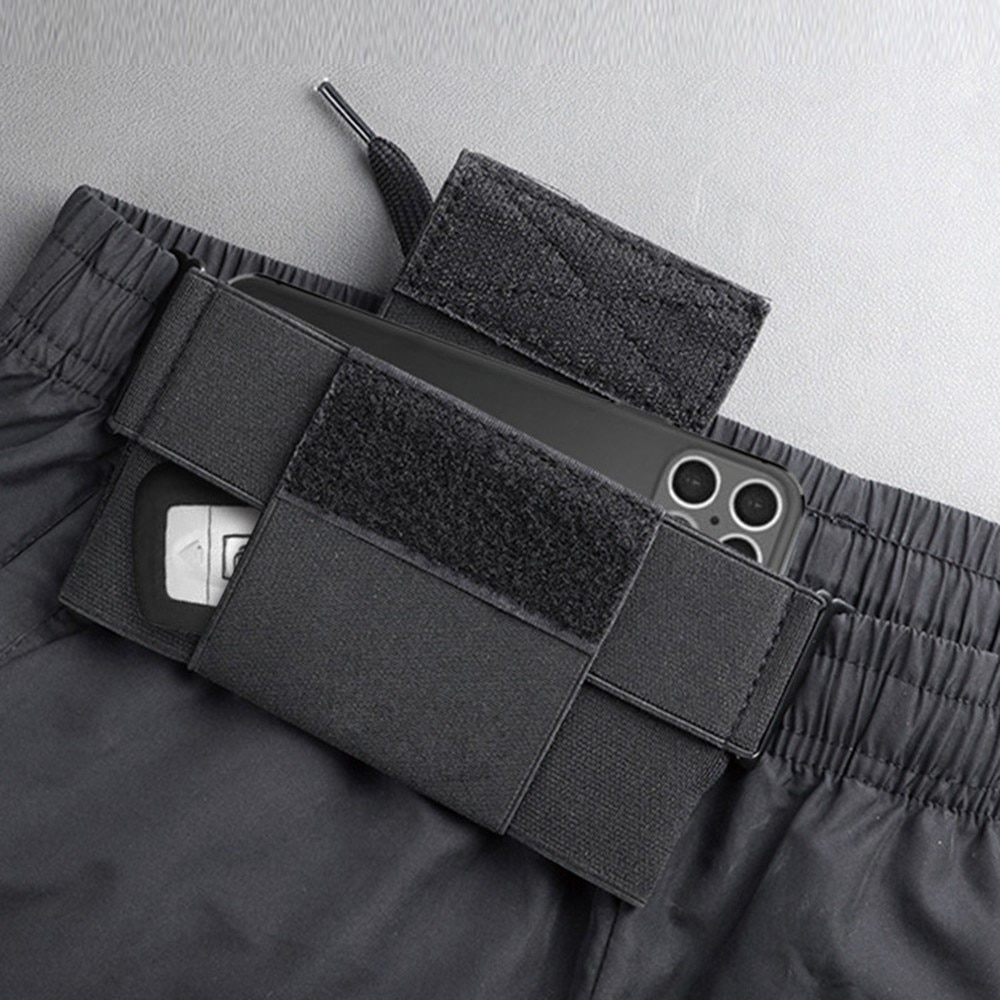 Slanke riemholster voor sport 7.5" zwart