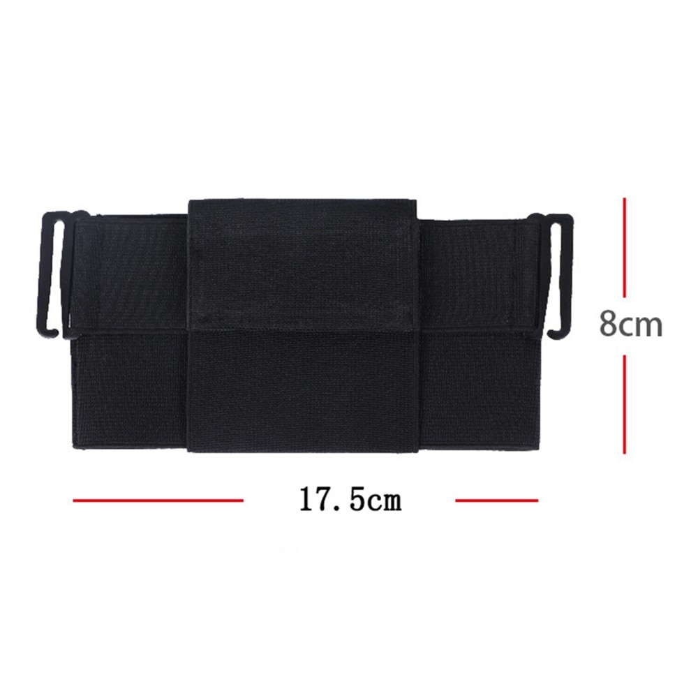 Slanke riemholster voor sport 7.5" zwart