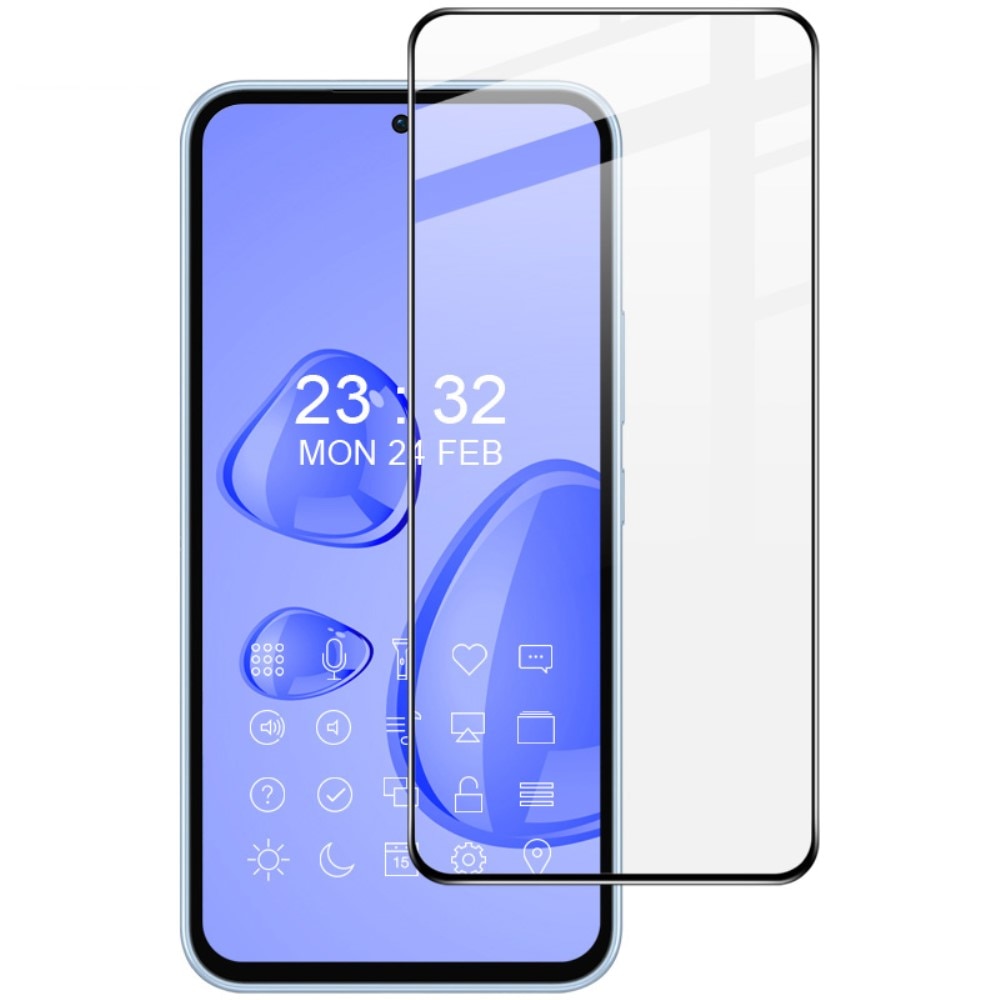 Samsung Galaxy A54 Full-cover Gehard Glas Screenprotector Zwart