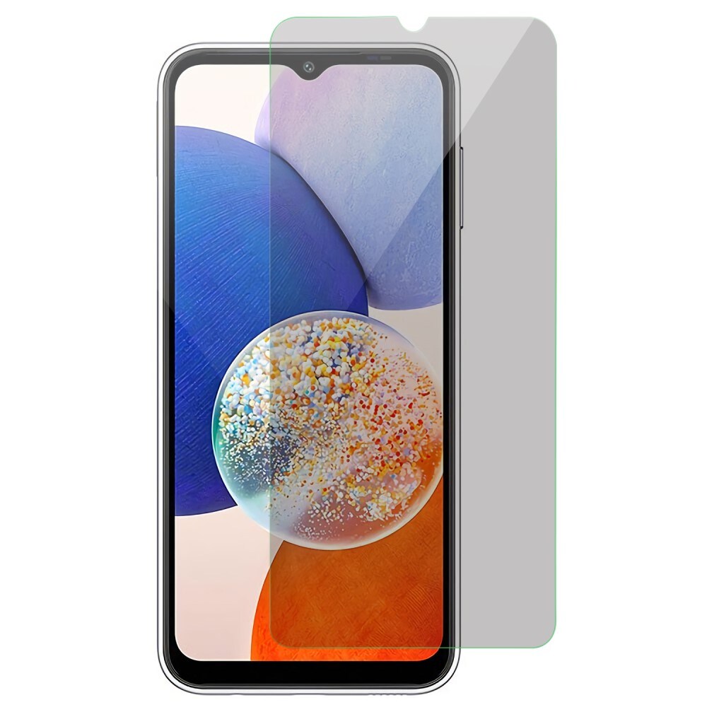 Samsung Galaxy A14 Privacy Screenprotector Gehard Glas