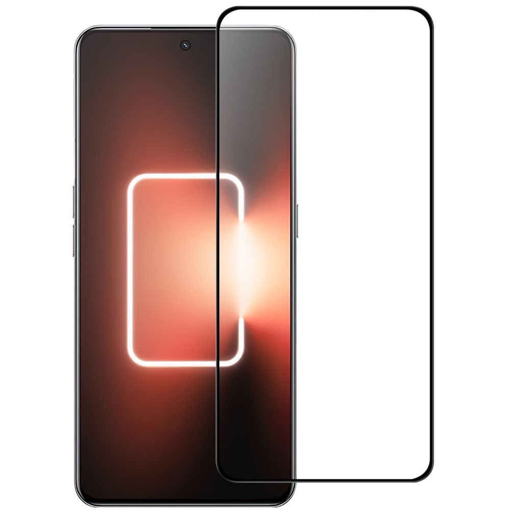 Realme GT3 Full-cover Gehard Glas Screenprotector zwart