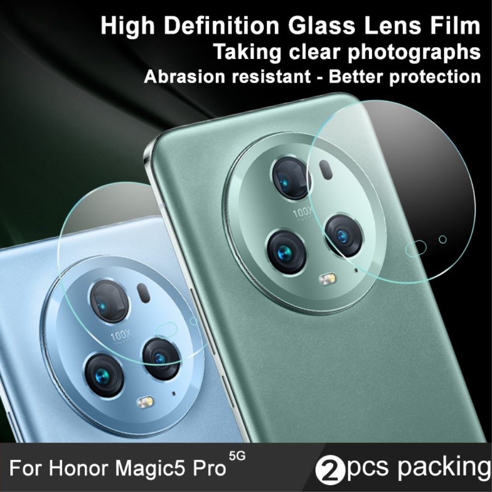 Gehard Glas 0.2mm Camera Protector (2-pack) Honor Magic5 Pro transparant