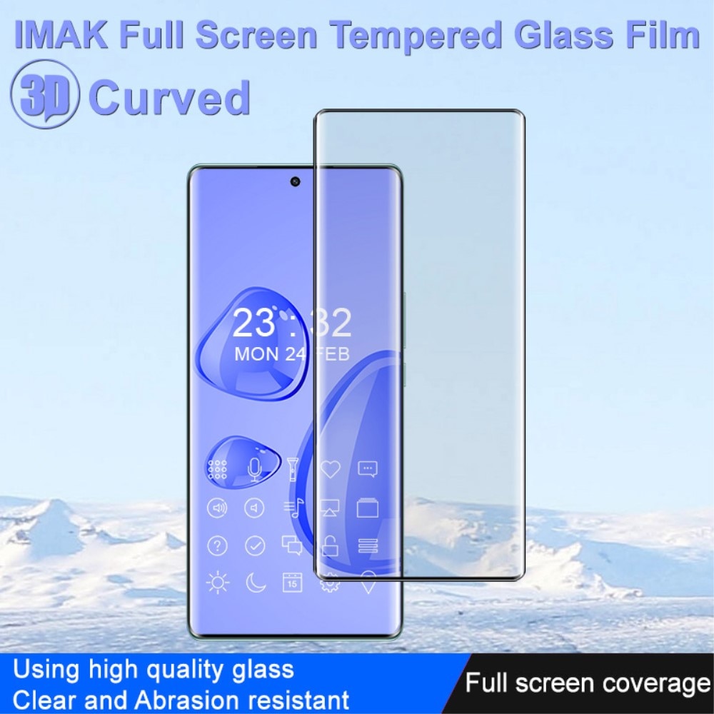 Honor Magic5 Lite Full-cover Gehard Glas Screenprotector Zwart