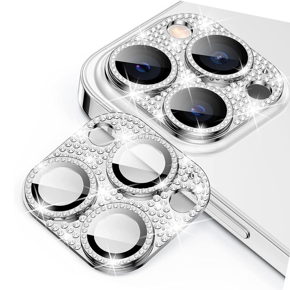 Gehard Glas Glitter Camera Protector Aluminium iPhone 13 Pro zilver