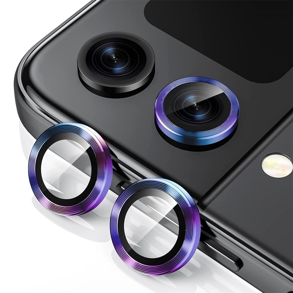 Gehard Glas Camera Protector Aluminium Samsung Galaxy Z Flip 4 Regenboog