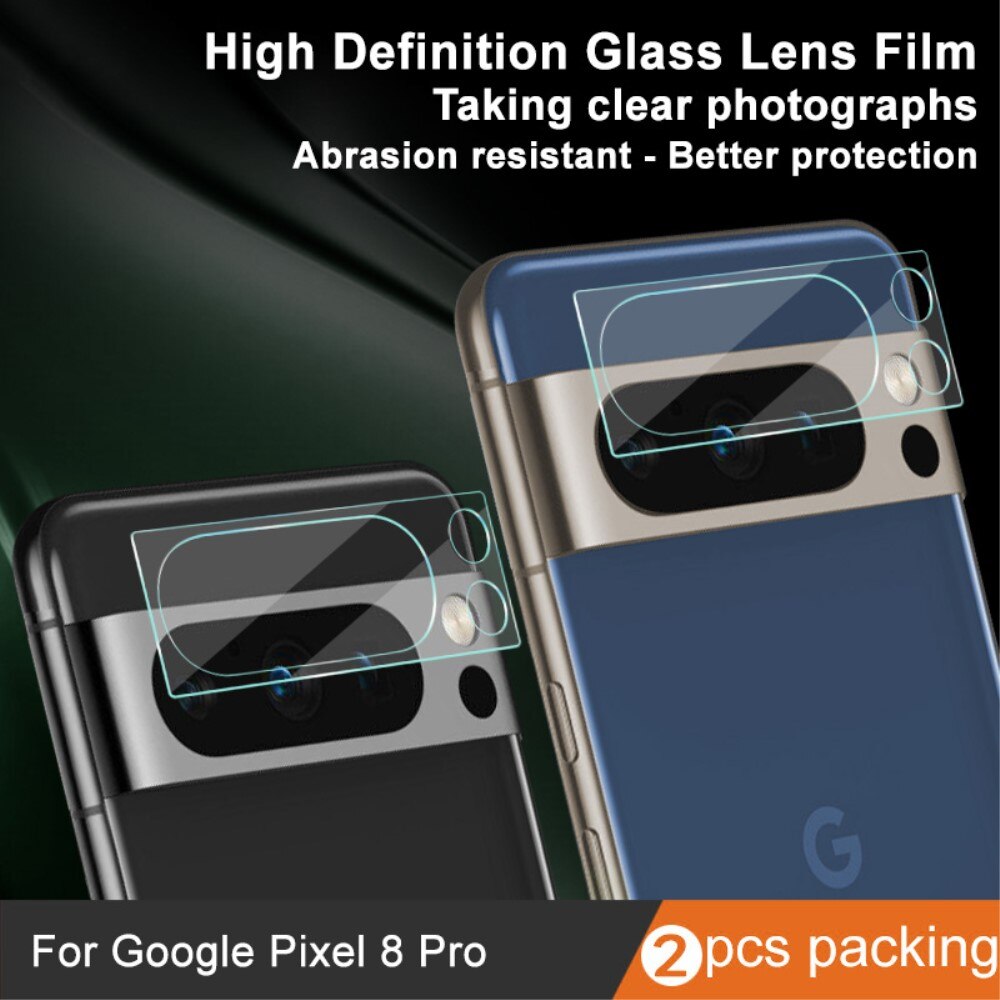 Gehard Glas 0.2mm Camera Protector (2-pack) Google Pixel 8 Pro transparant