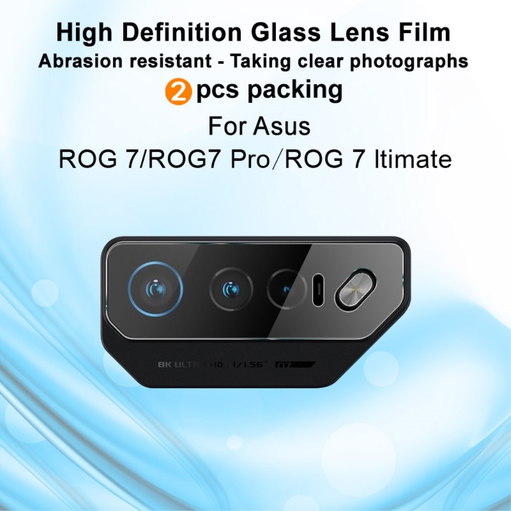 Gehard Glas 0.2mm Camera Protector (2-pack) Asus ROG Phone 7 Ultimate transparant