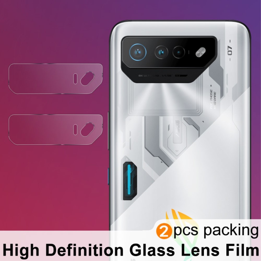 Gehard Glas 0.2mm Camera Protector (2-pack) Asus ROG Phone 7 Ultimate transparant