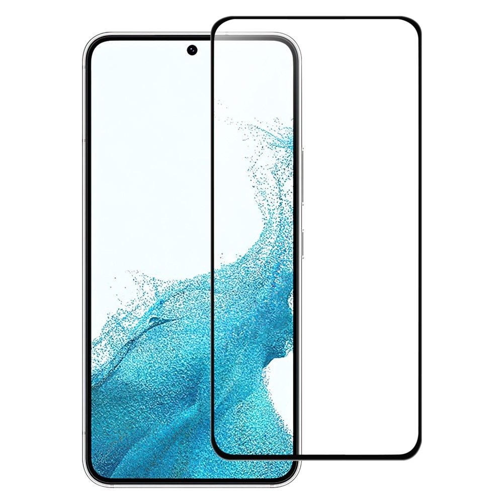 Samsung Galaxy A54 Full-cover Gehard Glas Screenprotector Zwart
