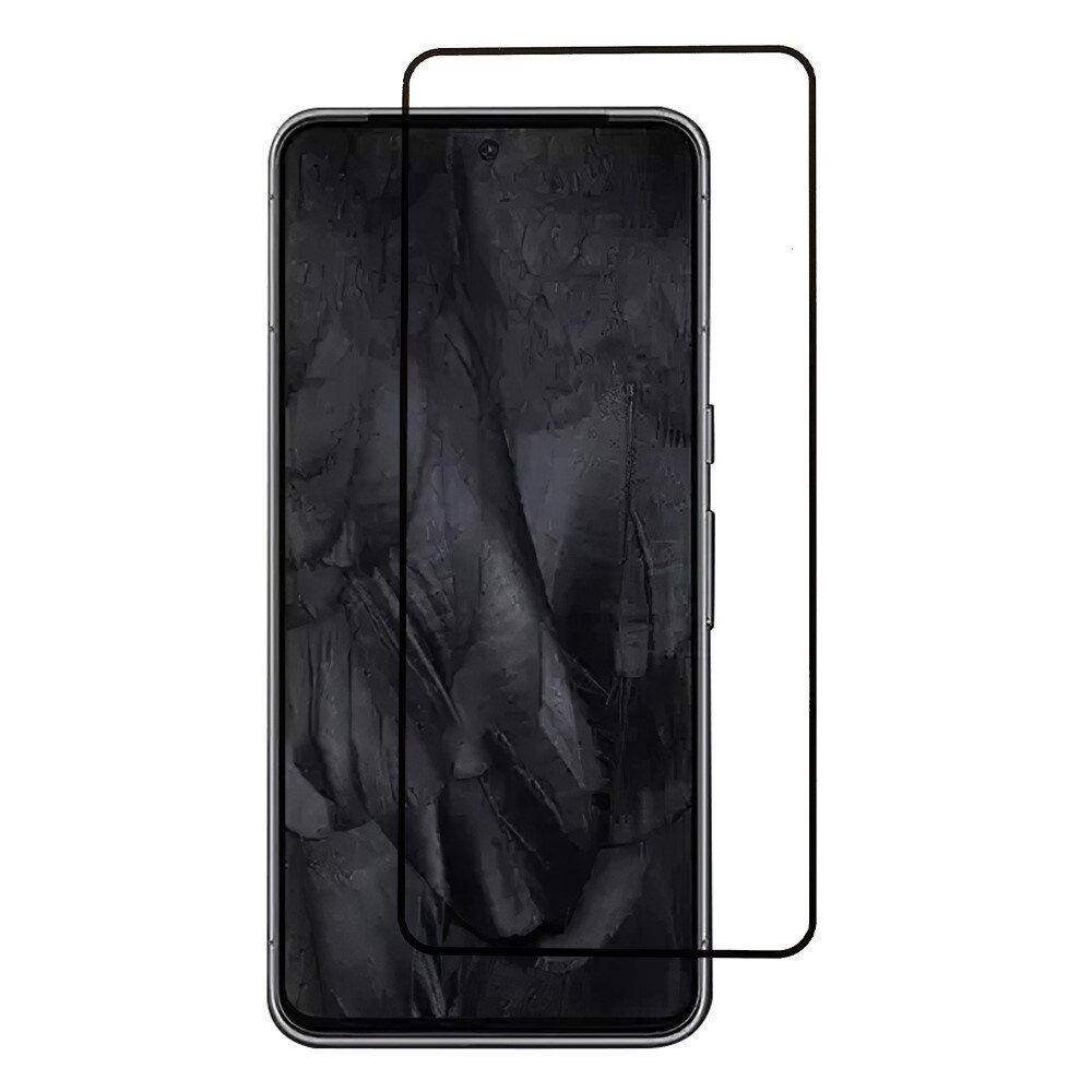 Google Pixel 8 Full-cover Gehard Glas Screenprotector zwart