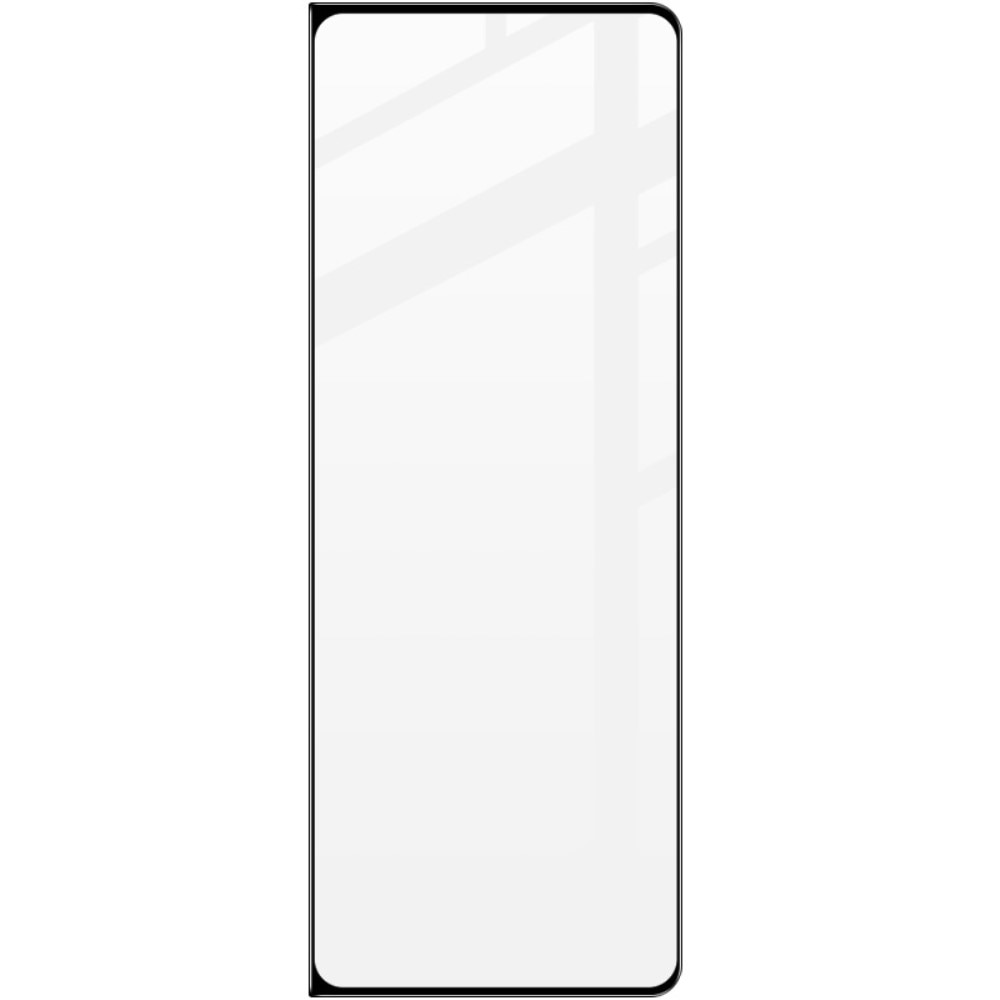 Samsung Galaxy Z Fold 5 Full-cover Gehard Glas Screenprotector zwart