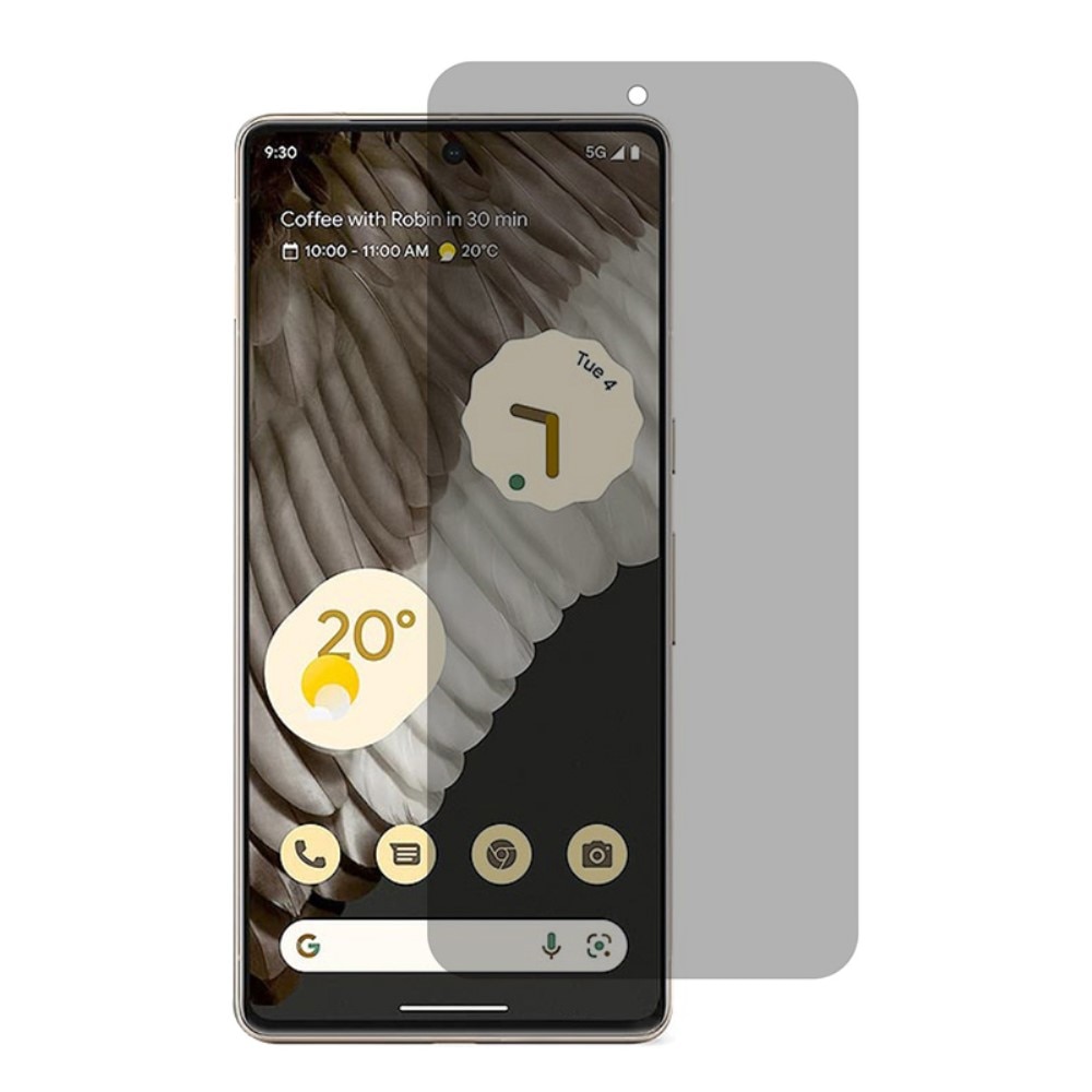 Google Pixel 8 Pro Privacy Screenprotector Gehard Glas