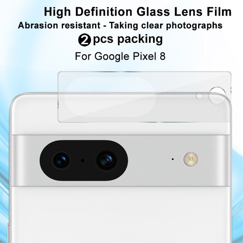 Gehard Glas 0.2mm Camera Protector (2-pack) Google Pixel 8 transparant