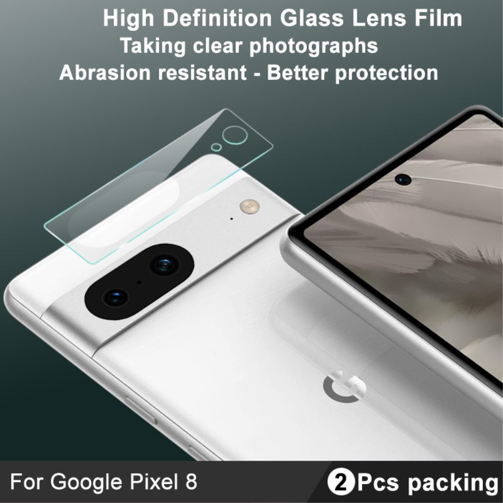 Gehard Glas 0.2mm Camera Protector (2-pack) Google Pixel 8 transparant