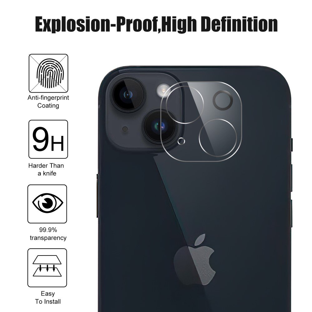 iPhone 15 Gehard Glas Screenprotector & Camera Protector