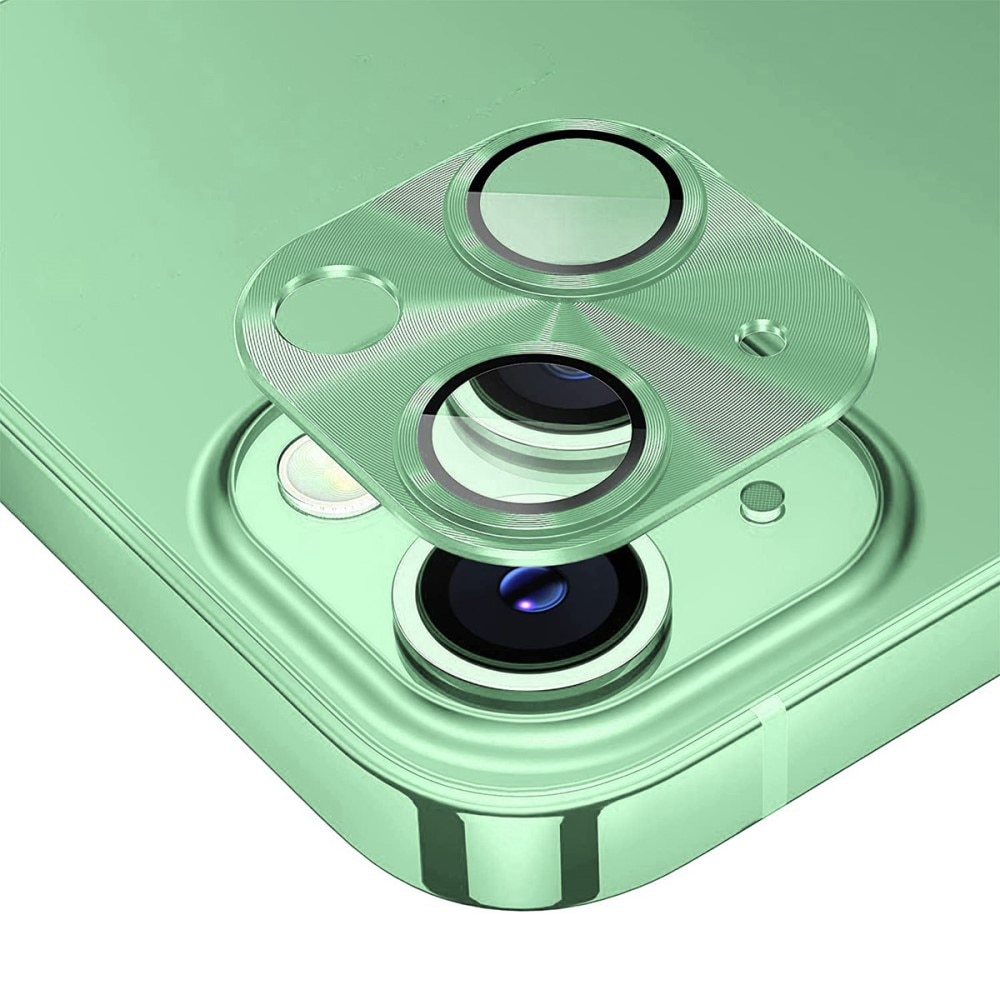 Gehard Glas Camera Protector Aluminium iPhone 15 Plus groen