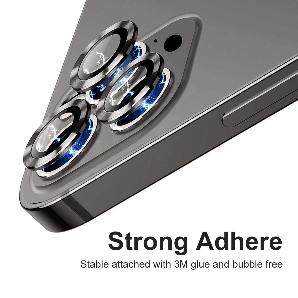 Gehard Glas Camera Protector Aluminium iPhone 15 Pro zwart