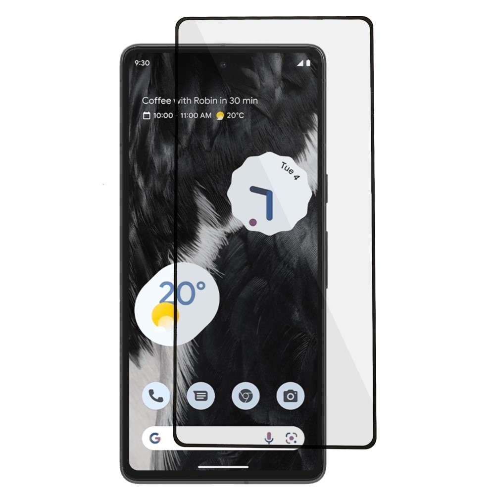 Google Pixel 8 Full-cover Gehard Glas Screenprotector zwart