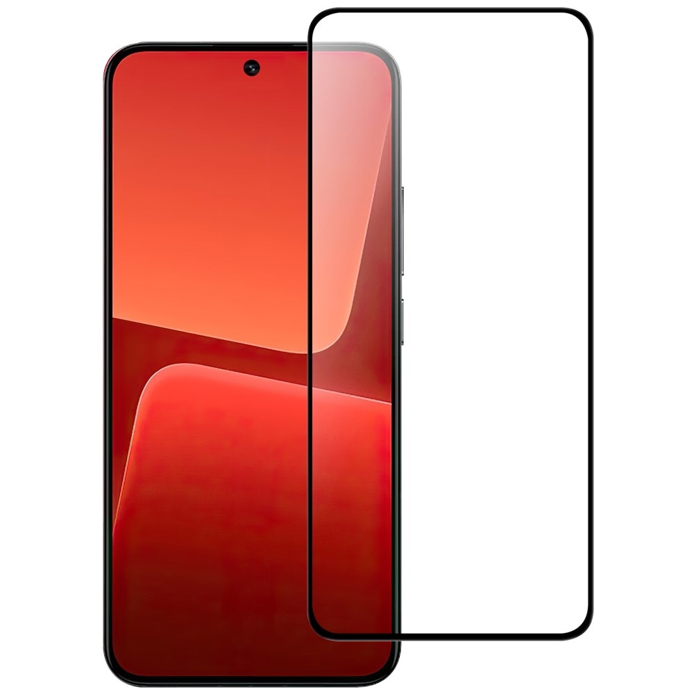 Xiaomi 13T Full-cover Gehard Glas Screenprotector zwart