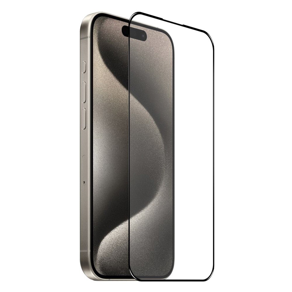 iPhone 15 Pro Full-cover Gehard Glas Screenprotector