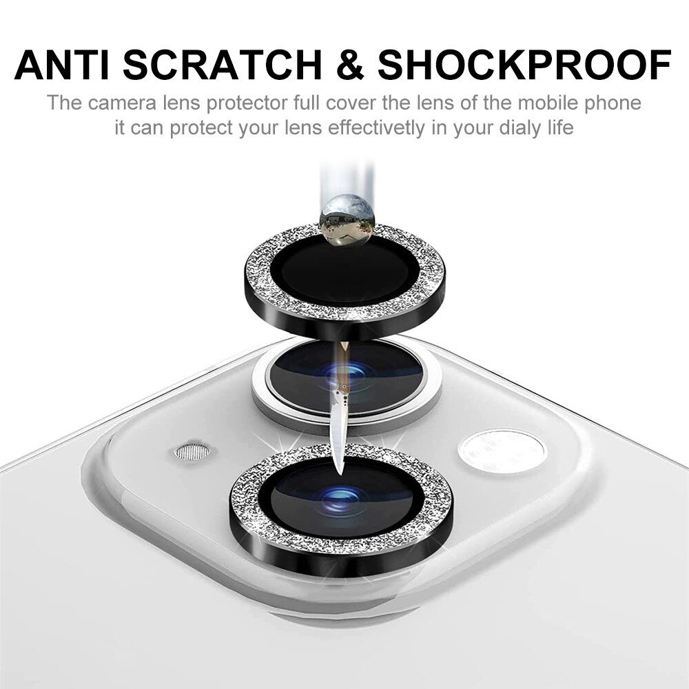 Gehard Glas Camera Protector Aluminium Schitteren iPhone 15 groen