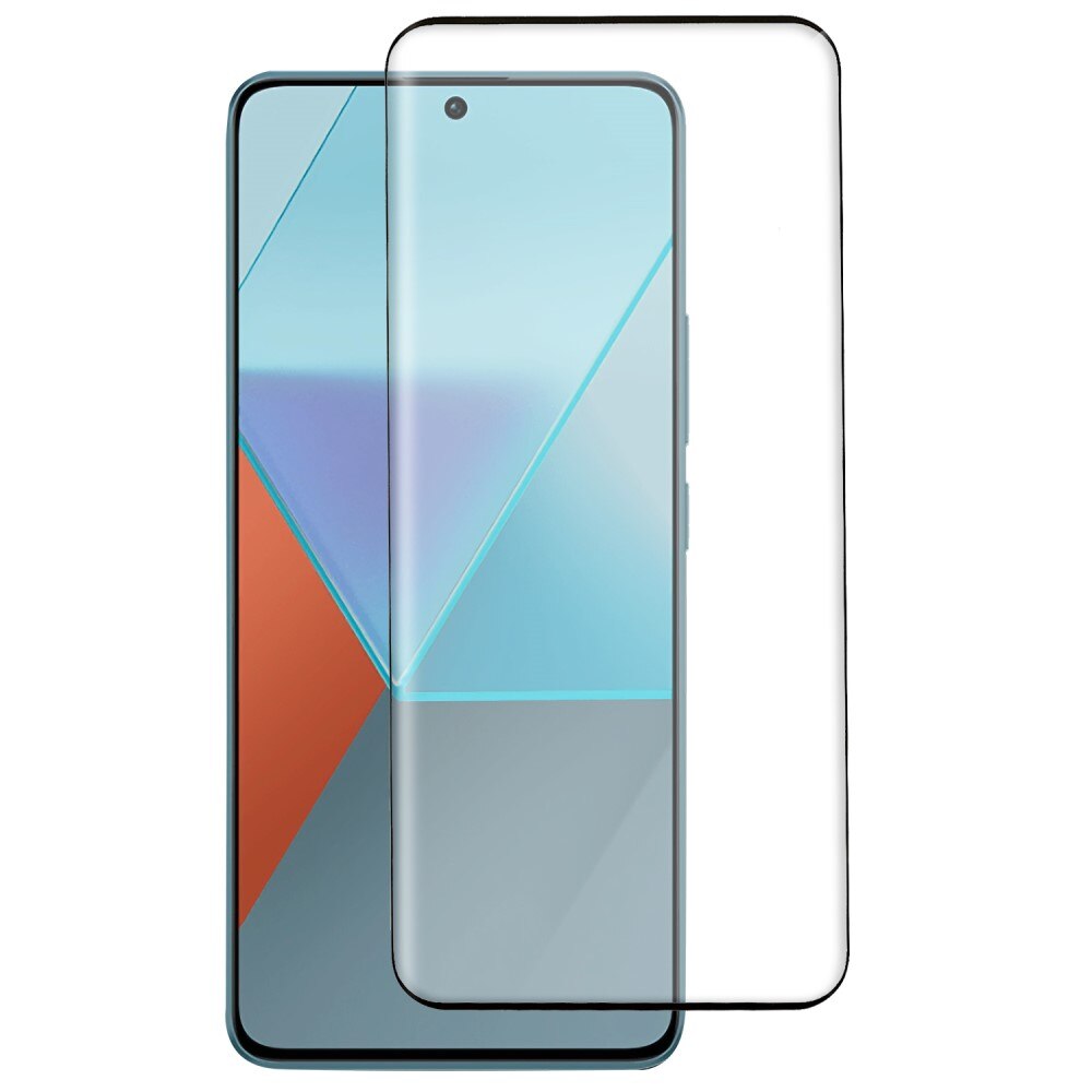 Xiaomi Redmi Note 13 Pro Plus Full-cover Gehard Glas Screenprotector zwart