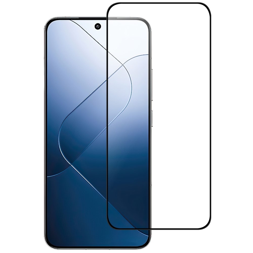 Xiaomi 14 Full-cover Gehard Glas Screenprotector zwart