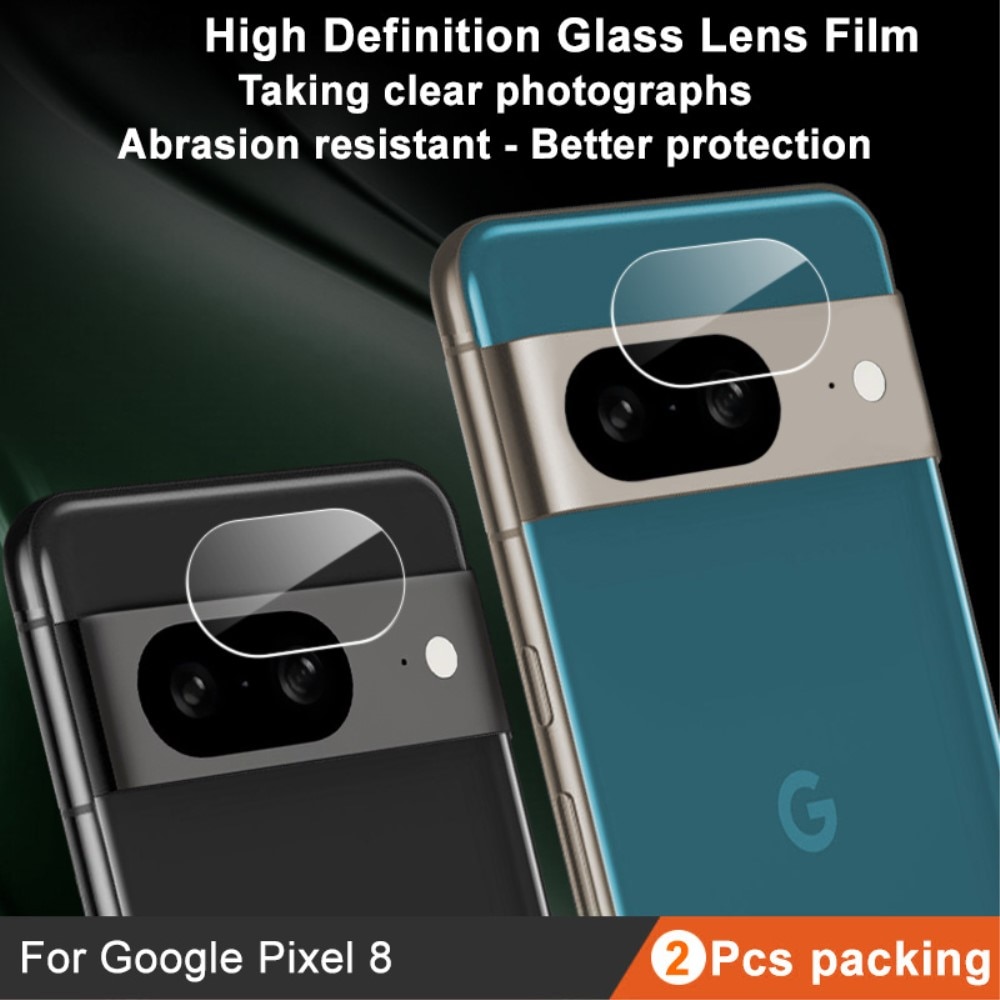 Gehard Glas 0.2mm Camera Protector (2-pack) Google Pixel 8 transparant