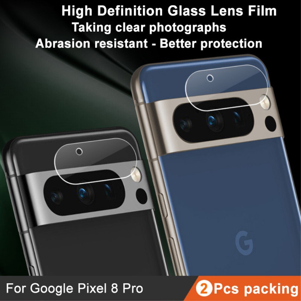 Gehard Glas 0.2mm Camera Protector (2-pack) Google Pixel 8 Pro transparant