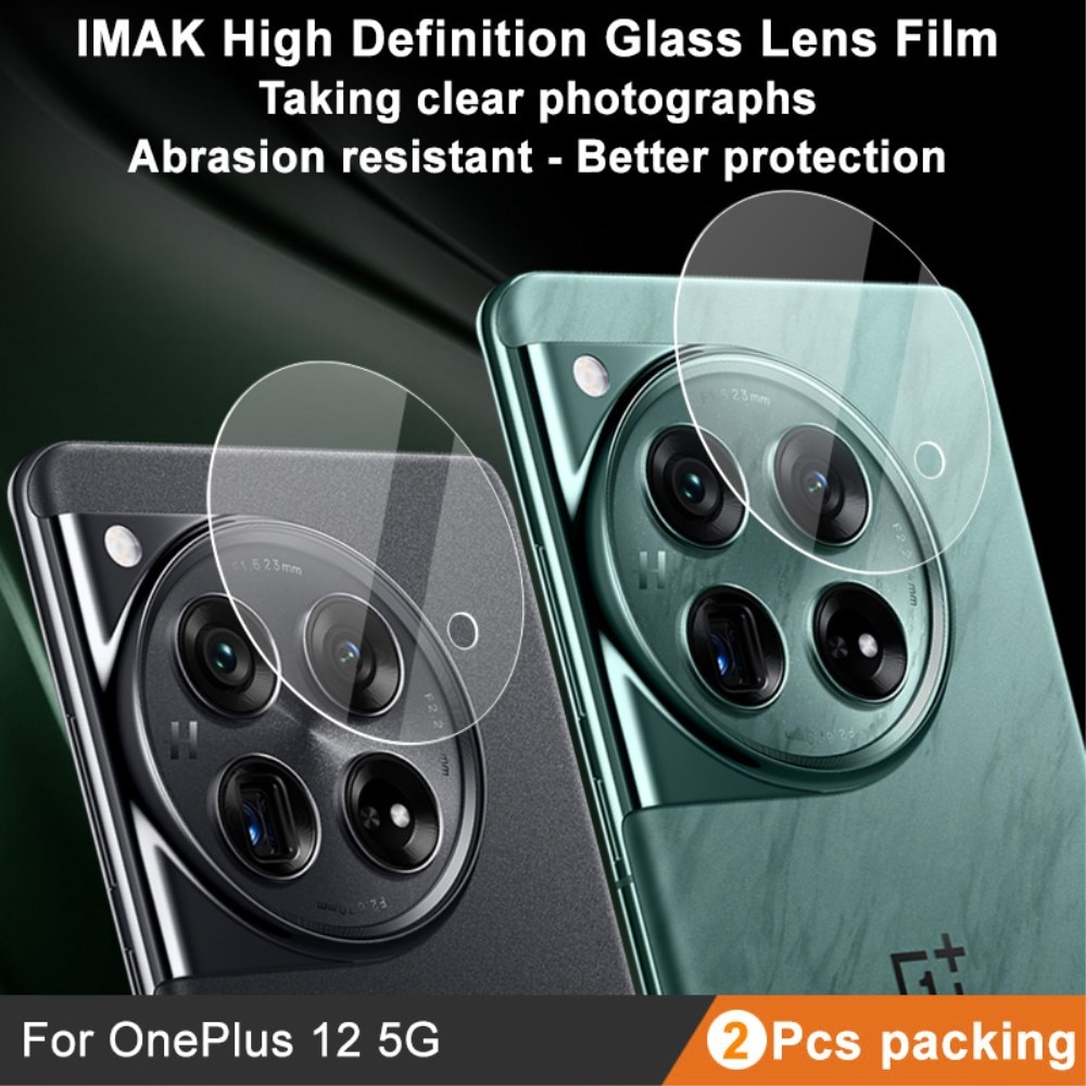 Gehard Glas 0.2mm Camera Protector (2-pack) OnePlus 12 transparant