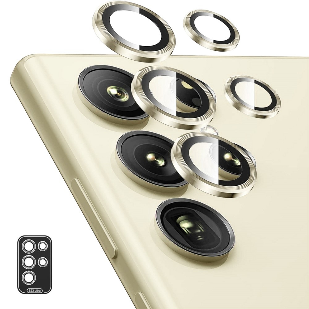 Gehard Glas Camera Protector Aluminium Samsung Galaxy S24 Ultra goud