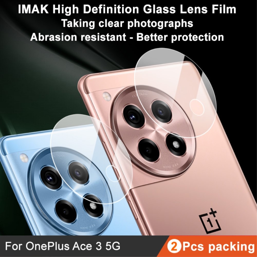 Gehard Glas 0.2mm Camera Protector (2-pack) OnePlus 12R transparant