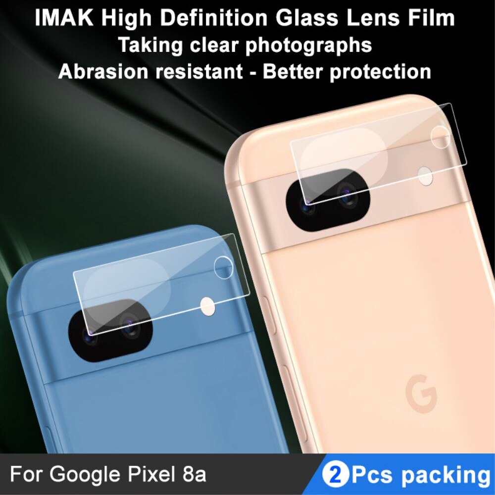 Gehard Glas 0.2mm Camera Protector (2-pack) Google Pixel 8a transparant