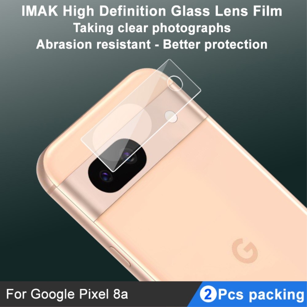 Gehard Glas 0.2mm Camera Protector (2-pack) Google Pixel 8a transparant